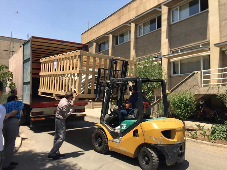 اجاره لیفتراک خالد - جا به جایی بار صنعتی